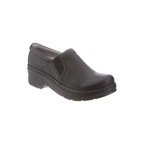 KLOGS Women's Naples Black Smooth Leather Clog - 0030010003 - 3001-0003 BLACK SMOOTH - BLACK SMOOTH, 6-M