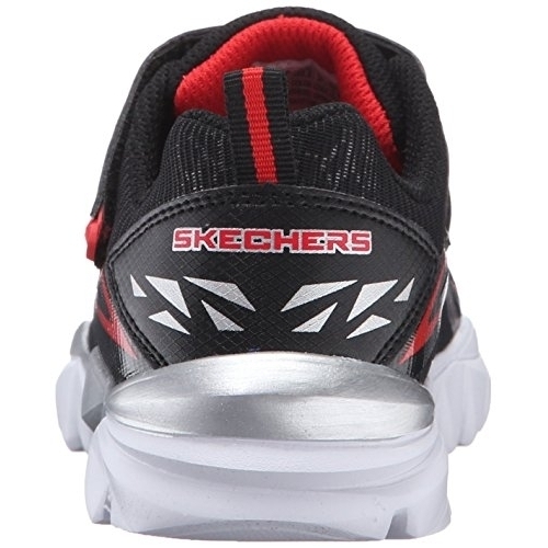 Skechers Kids Electronz Blazar Sneaker (Little Kid/Big Kid) BLACK/RED - BLACK/RED, 7 M US Toddler