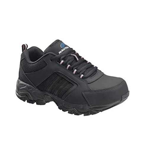 FSI FOOTWEAR SPECIALTIES INTERNATIONAL NAUTILUS Nautilus Safety Footwear Women's Guard Sport Composite Toe Work Shoe BLACK - BLACK, 6.5 Wide