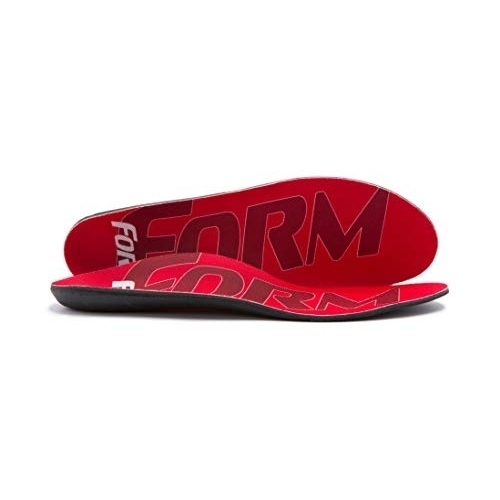 FORM Premium Insoles Narrow , Red - Red, 10-10.5