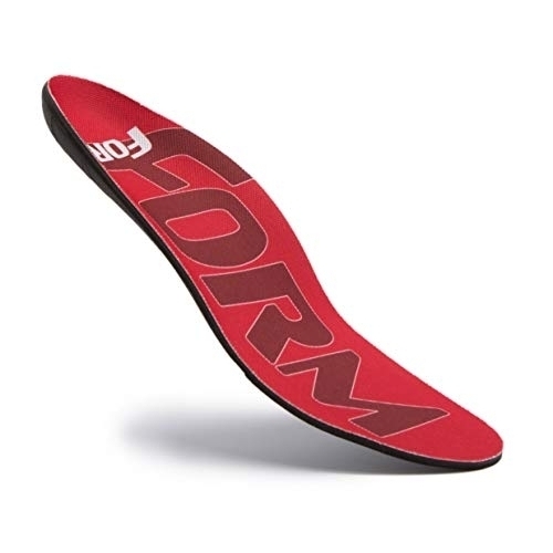 FORM Premium Insoles Narrow , Red - Red, 10-10.5