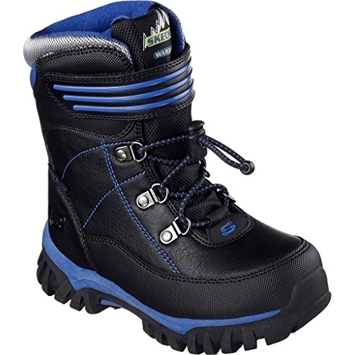 Skechers Boys' Arktic Cold Weather Boot BLACK/ROYAL - BLACK/ROYAL, 11 M US Little Kid