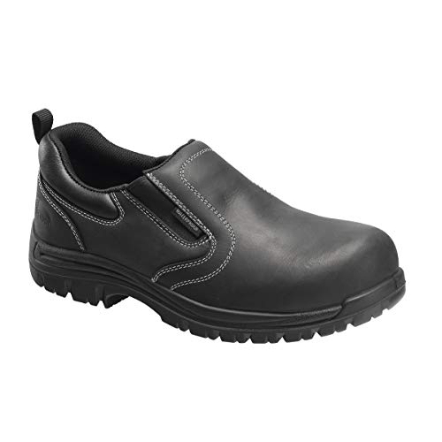 FSI FOOTWEAR SPECIALTIES INTERNATIONAL NAUTILUS Avenger Men's Foreman Slip On Composite Toe Work Shoes Black - A7109 BLACK - BLACK, 11.5-M