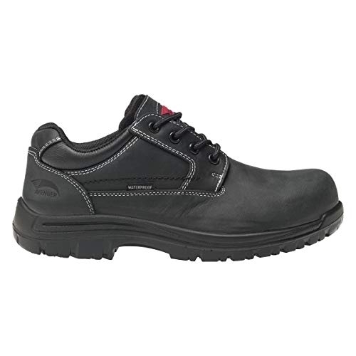 FSI FOOTWEAR SPECIALTIES INTERNATIONAL NAUTILUS Avenger Men's Foreman Oxford Composite Toe Waterproof Work Shoes Black - A7119 BLACK - BLACK