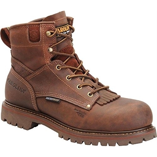 CAROLINA Men's 28 Series 6 Composite Toe Waterproof Work Boots Medium Brown - CA7528 BROWN - BROWN, 11.5-D