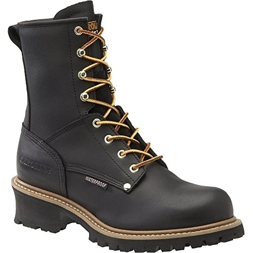 CAROLINA Men's 8 Elm Steel Toe Insulated Waterproof Work Boots Black - CA5823 BLACK - BLACK, 11.5-D