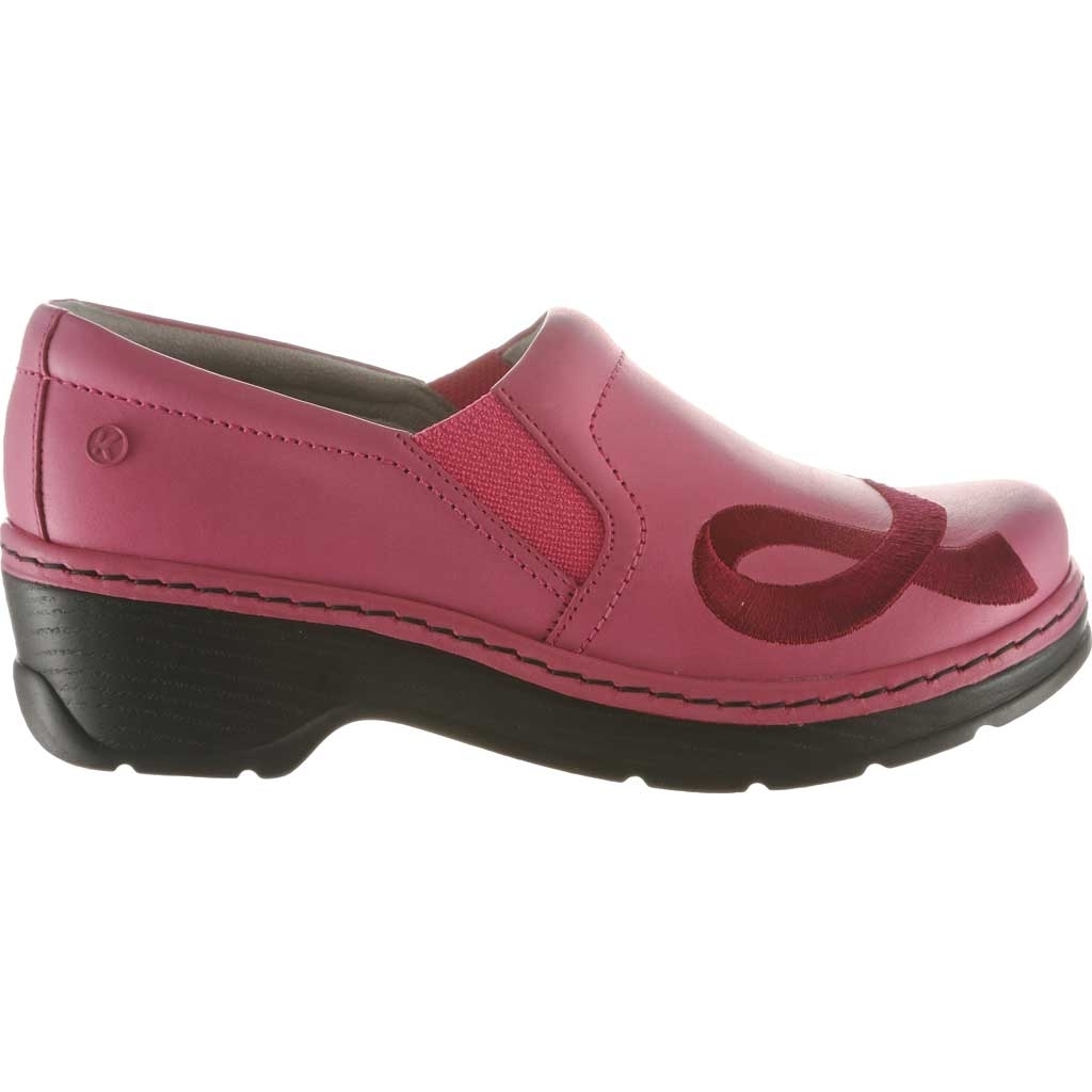 KLOGS Women's Naples Pink/Pink Ribbon Leather Clog - 00130010529 PINK / PINK RIBBON - PINK / PINK RIBBON, 11-M