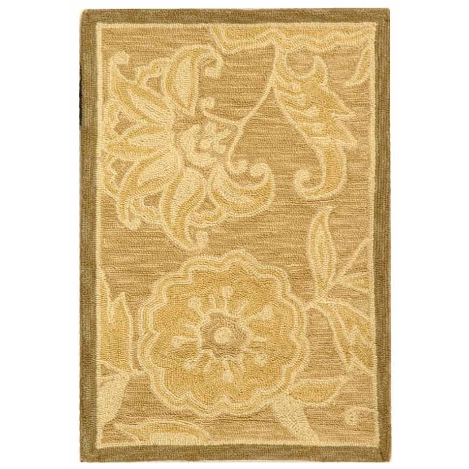 SAFAVIEH Chelsea HK156A Hand-hooked Light Brown Rug