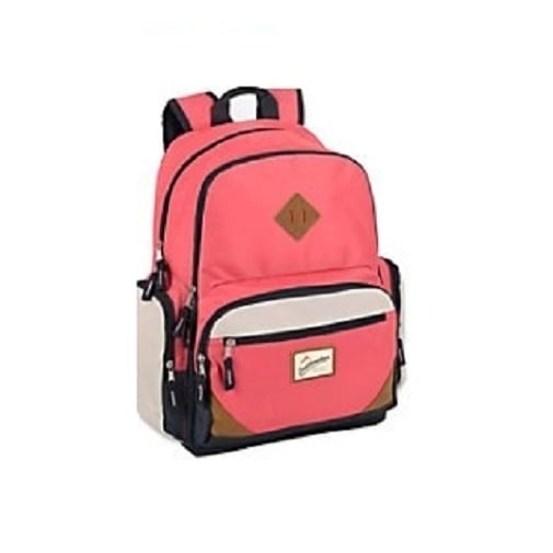 Trailmaker Peach Duo Compartment Backpack With Laptop Sleeve