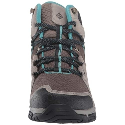 Columbia Women's Isoterra Mid Outdry Boot Hiking - Mud/teal, 9-M