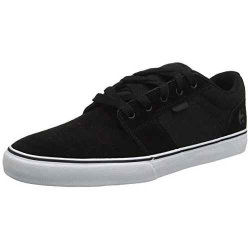 Etnies Men's Barge LS Skate Shoe, White/Black BLACK/WHITE/BLACK - BLACK/WHITE/BLACK, 5