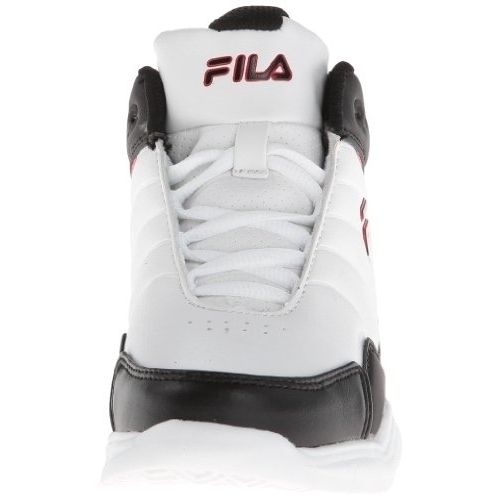 Fila Breakaway 4 Basketball Sneaker (Little Kid/Big Kid) WHITE/SILVER - WHITE/SILVER, 11 M US Big Kid