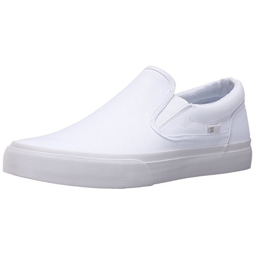 DC Trase Slip-on TX SE Unisex Shoe WHITE/WHITE - WHITE/WHITE, 9.5