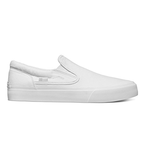 DC Trase Slip-on TX SE Unisex Shoe WHITE/WHITE - WHITE/WHITE, 9.5