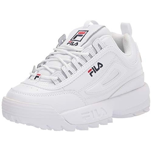 Fila Disruptor Ii Premium Sneakers White Navy Red 11 WHT/FNVY/FRED - WHT/FNVY/FRED, 8.5