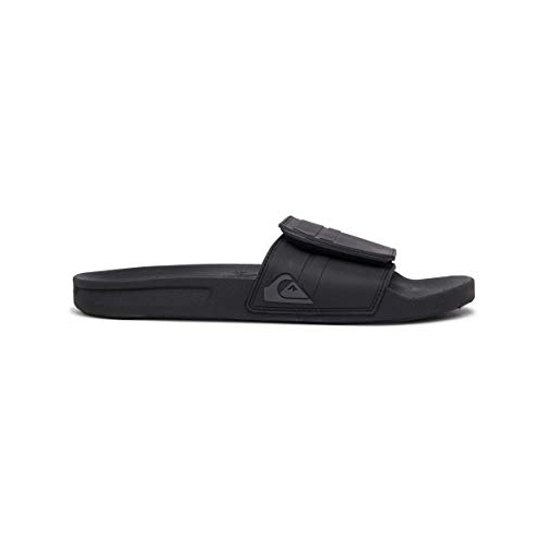 Quiksilver Men's Rivi Slide Adjustable Sandal Black/Grey/Black - AQYL101038-XKSK Black/Grey/Black - Black/Grey/Black, 6