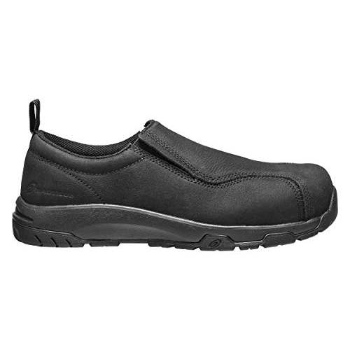 FSI FOOTWEAR SPECIALTIES INTERNATIONAL NAUTILUS Nautilus Mens Black Leather Comp Toe 1656 ESD Work Shoes BLACK - BLACK, 6.5-W