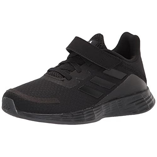 Adidas Unisex-Child Duramo Sl Running Shoe BLACK/BLACK/HALSIL - BLACK/BLACK/HALSIL, 12 Little Kid