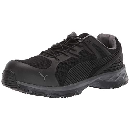 PUMA Safety Men's Fuse Motion 2.0 Low Composite Toe ESD Work Shoe Black - 643835 Varies BLACK - BLACK, 10 Wide