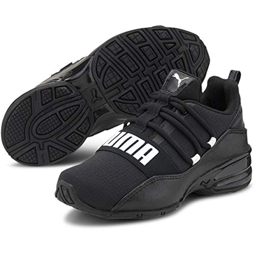 PUMA Cell Regulate PS Boys' Toddler-Youth Running 01 - PUMA BLACK-PUMA WHITE - 01 - PUMA BLACK-PUMA WHITE, 1.5 Little Kid