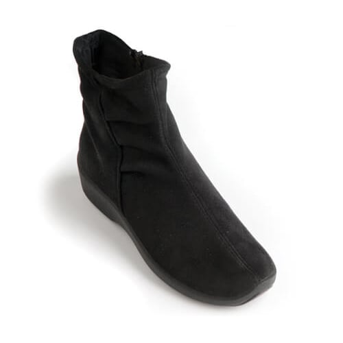 Arcopedico Women's L19 Ankle Boot Black Synthetic Suede - 4281-11 Blk Suede - Blk Suede, 10.5-11