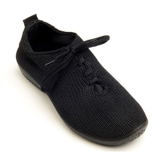 Arcopedico Women's LS Knit Shoe Black - 1151-01 BLACK - BLACK, 6.5