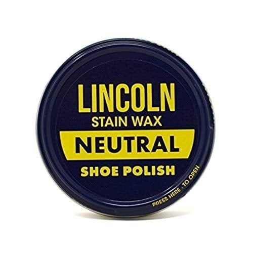 Lincoln Stain Wax Shoe Polish, Neutral 2.2 Ounces NEUTRAL