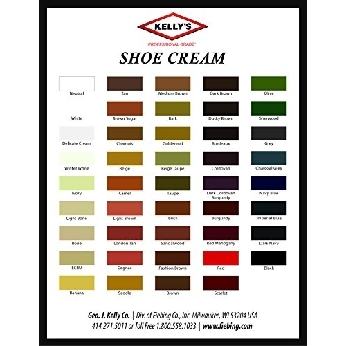 Kelly's Shoe Cream - Professional Shoe Polish - 1.5 Oz - Brown 1.5 Ounces BROWN