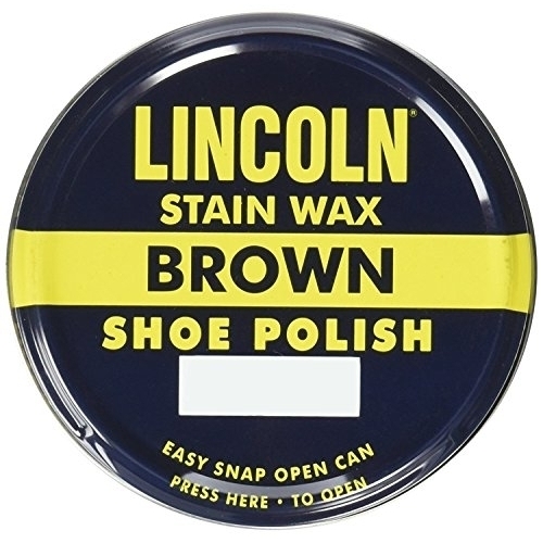 Lincoln Shoe Wax Polish 3 Fl Oz (Brown), Brown, Size 3 Fl Oz 3 Fl Oz (Pack Of 1) BROWN