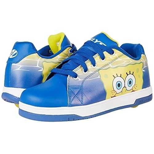 HEELYS Split Spongebob BLUE/YELLOW/WHITE - BLUE/YELLOW/WHITE, 11 Little Kid
