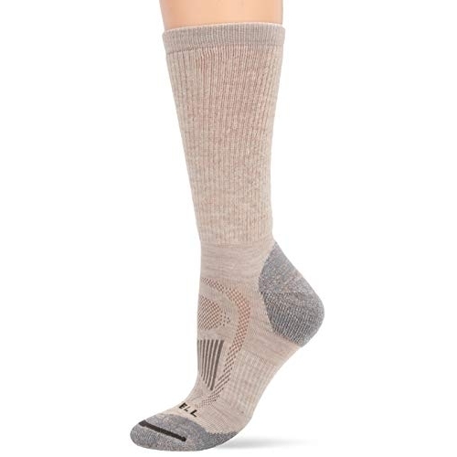 Merrell Womens Cushioned Zone Light Hiker Socks OATML - OATML, Shoe Size: 9-12