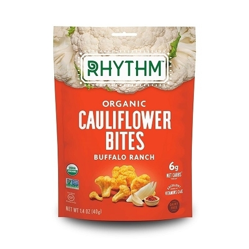 Rhythm Organic Cauliflower Bites Buffalo Ranch