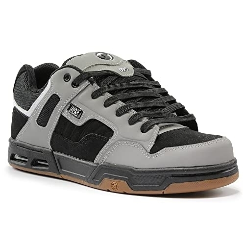 Dvs Footwear Mens Enduro HEIR Skate Shoe, 7.5 Us 7.5 CHARCOAL BLACK WHITE NUBUCK - CHARCOAL BLACK WHITE NUBUCK, 8.5