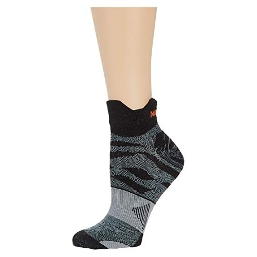 Merrell Trail Glove Low Cut Double Tab Socks BLACK - BLACK, M/L