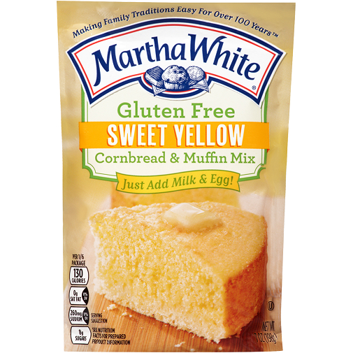 Martha White Gluten Free Sweet Yellow Cornbread & Muffin Mix