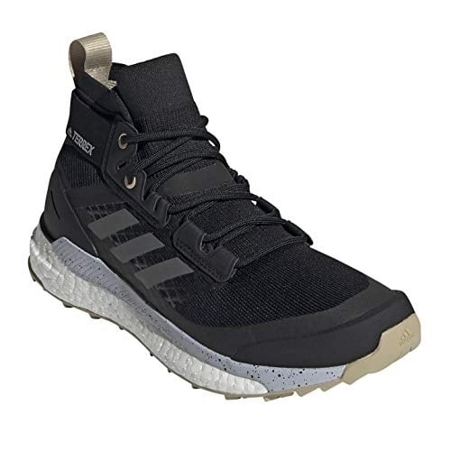 Adidas Women's Terrex Free Hiker Primeblue Hiking Shoe Core Black/grey Four/savannah - Core Black/grey Four/savannah, 9.5