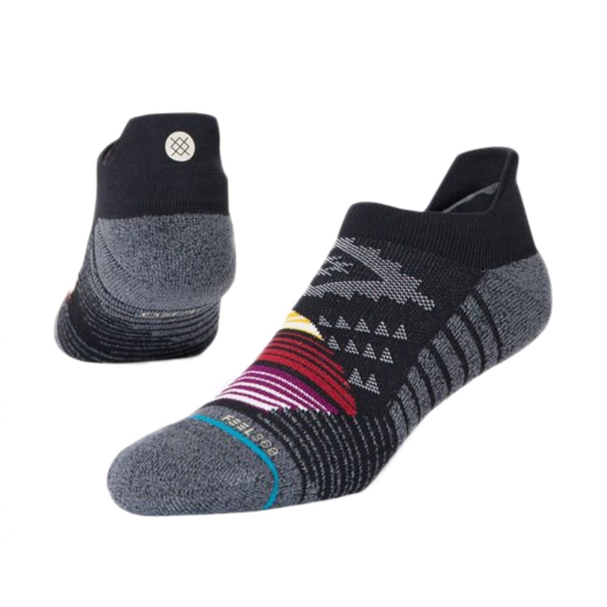 Stance Men's Lazaro Tab Athletic Ankle Sock Black - M258C20LAZ-BLK - BLACK, 8