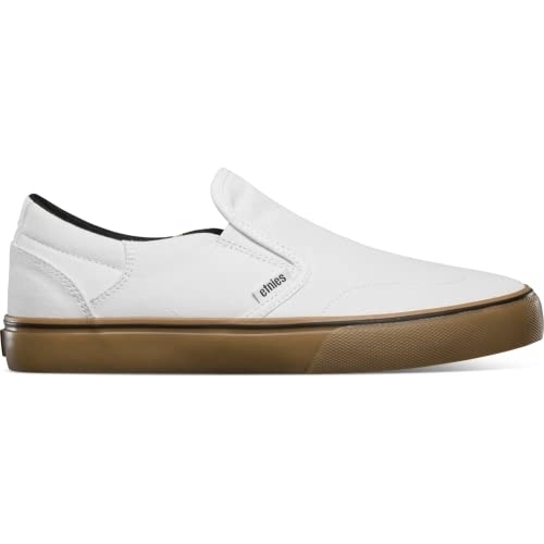 Etnies Men's Marana Slip Skate Shoe Medium WHITE/GUM - WHITE/GUM, 9