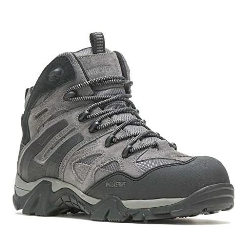 WOLVERINE Men's Wilderness Composite Toe Work Boot Charcoal Grey - W080030 Charcoal Grey - Charcoal Grey, 13