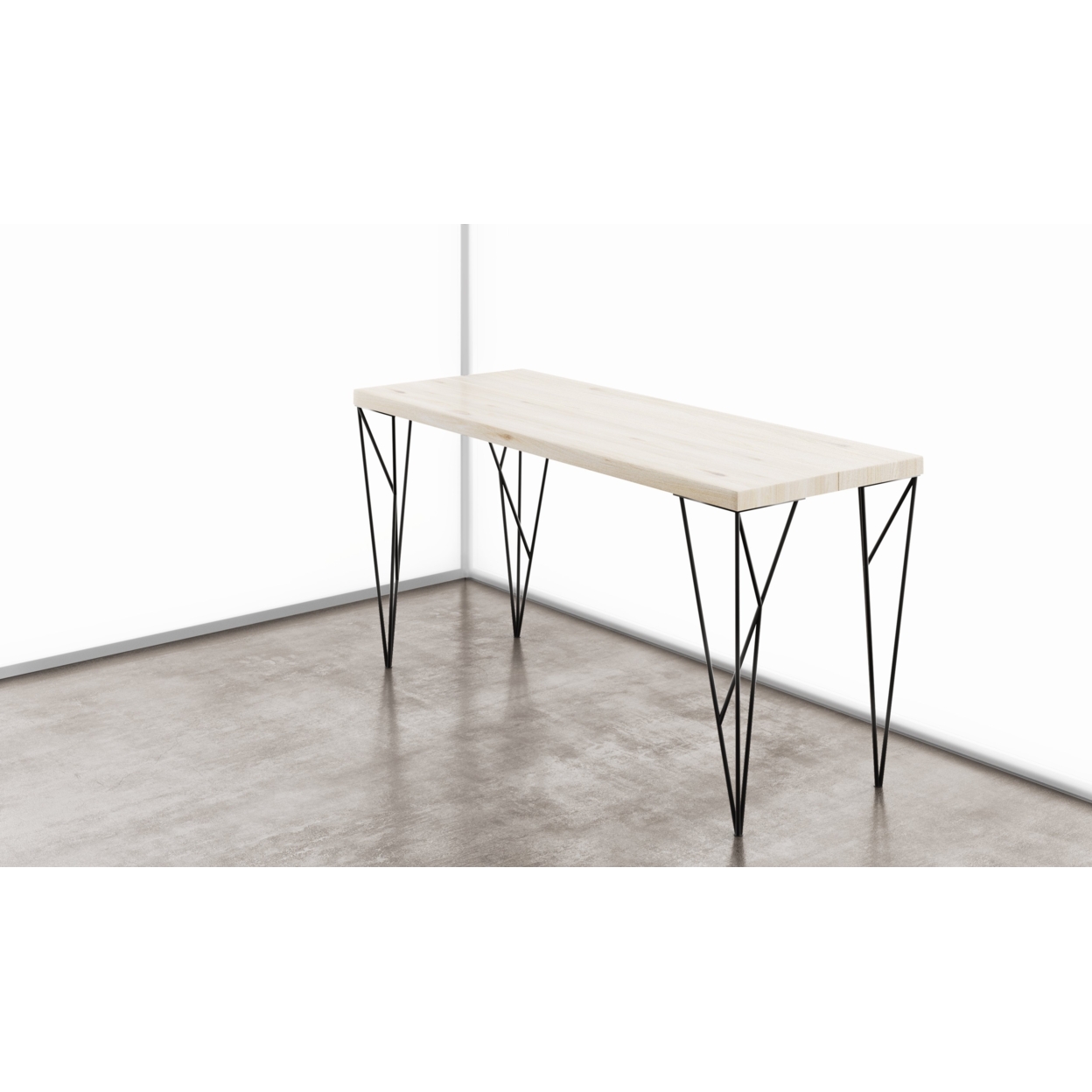 UMBUZÃ Solid Wood & Metal Desk - 48 x 23