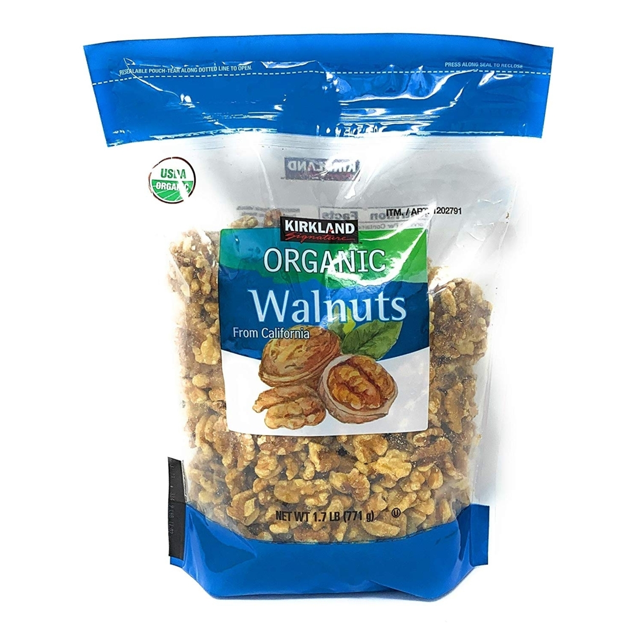 Kirkland Organic Walnuts - 1.7 Pounds