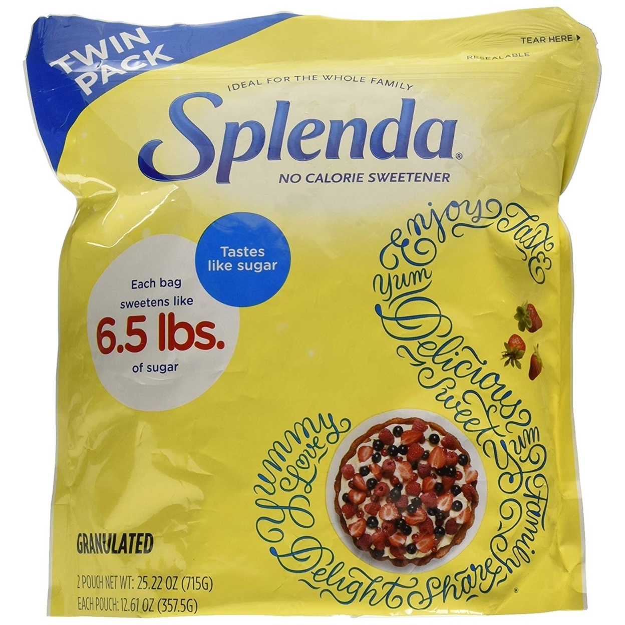 Splenda Granulated Sweetener Twin Pack (12.6 Ounce Ea., 2 Pack)