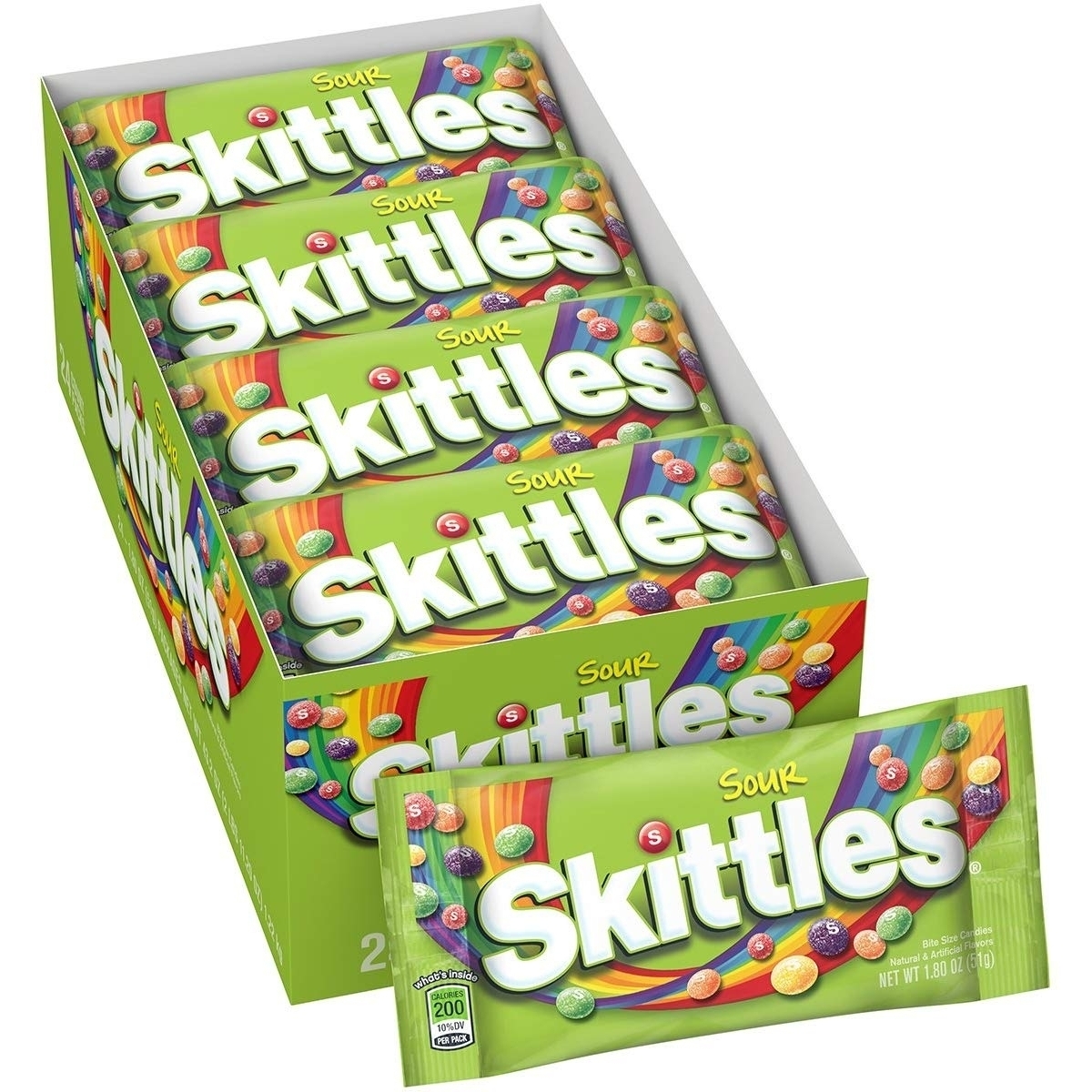Sour Skittles Candy - 24/1.8 Ounce Bags