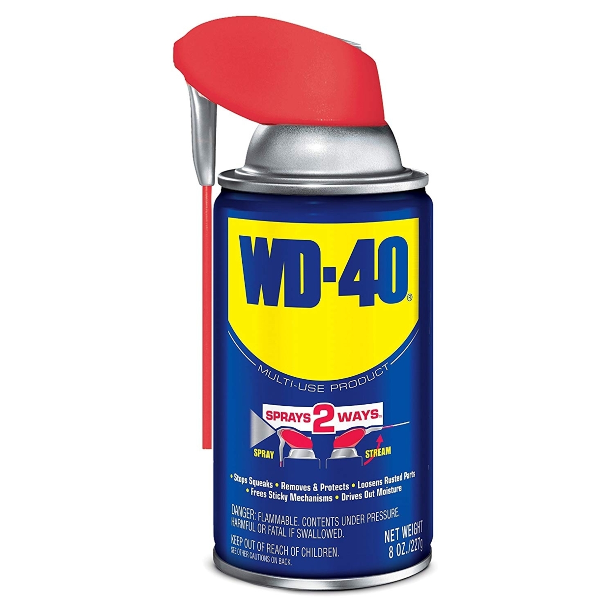 WD-40 Multi-Use Product With Smart Straw, 8 Ounce, 2 Count