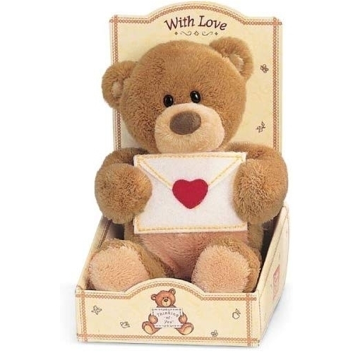 Thinking Of You With Love Brown Bear With Letter