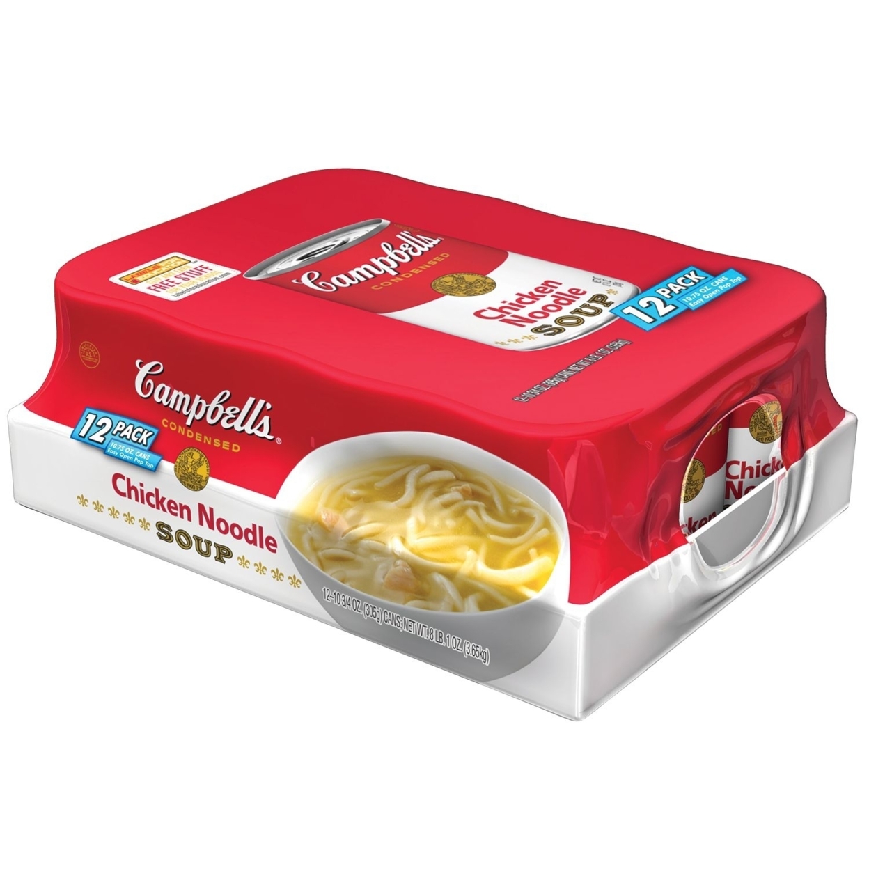 Campbell's Condensed Chicken Noodle Soup, 10.75 Ounce (12 Count)