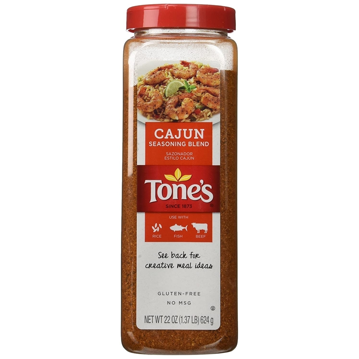 Tone's Cajun Seasoning - 22 Ounce Shaker