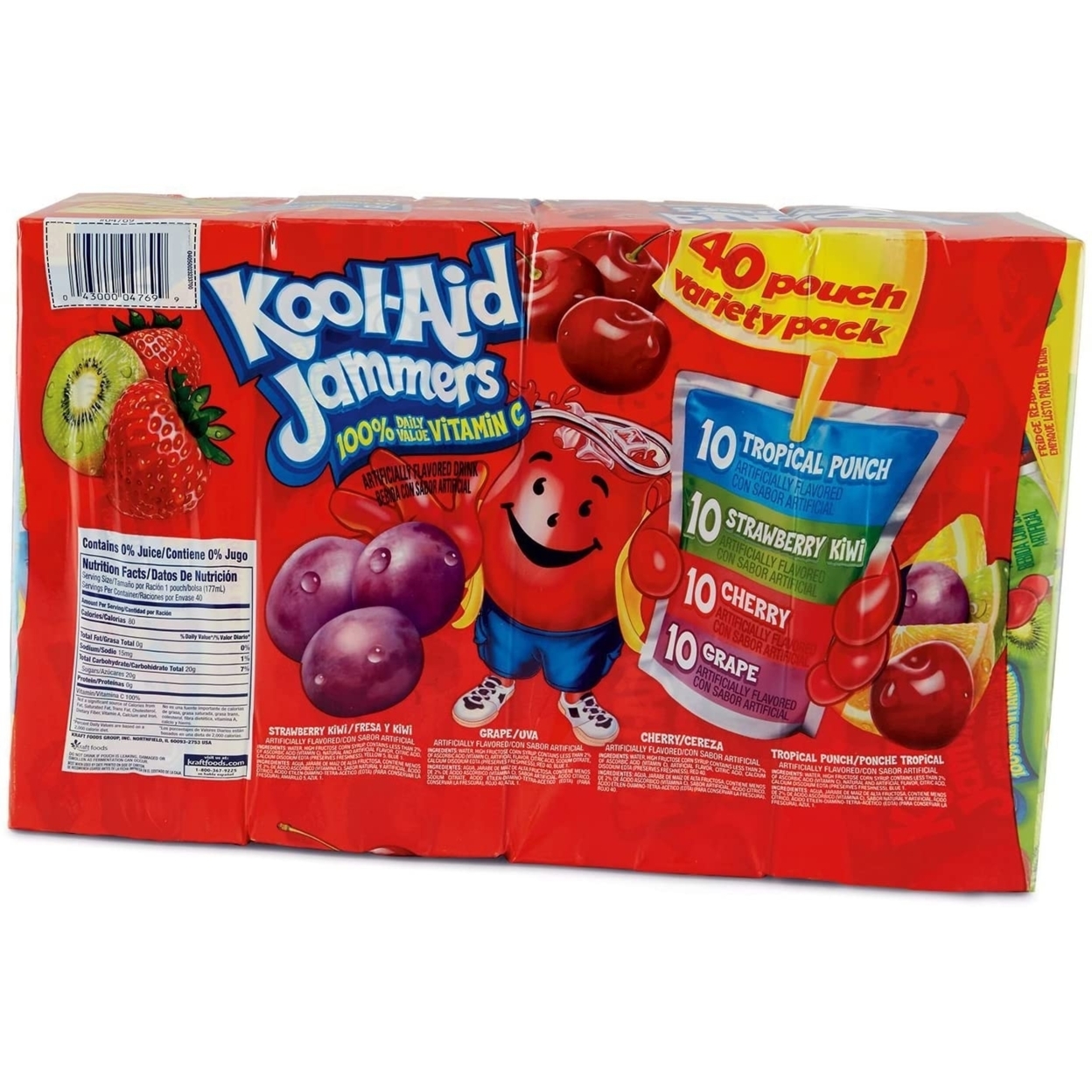 Kool-Aid Jammers Variety Pack - 40 Pouches