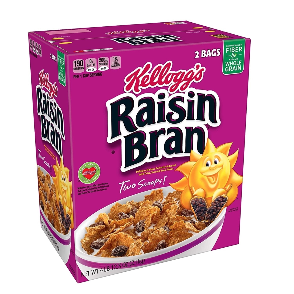 Raisin Bran Cereal, 76.5-Ounce Box