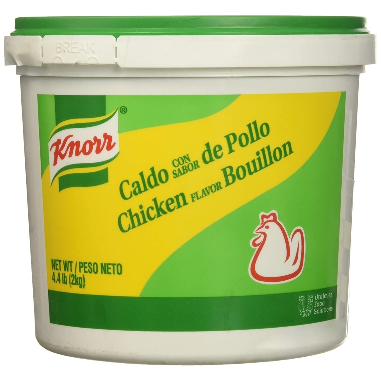 Knorr Chicken Flavor Bouillon - 4.4 Pound Bucket
